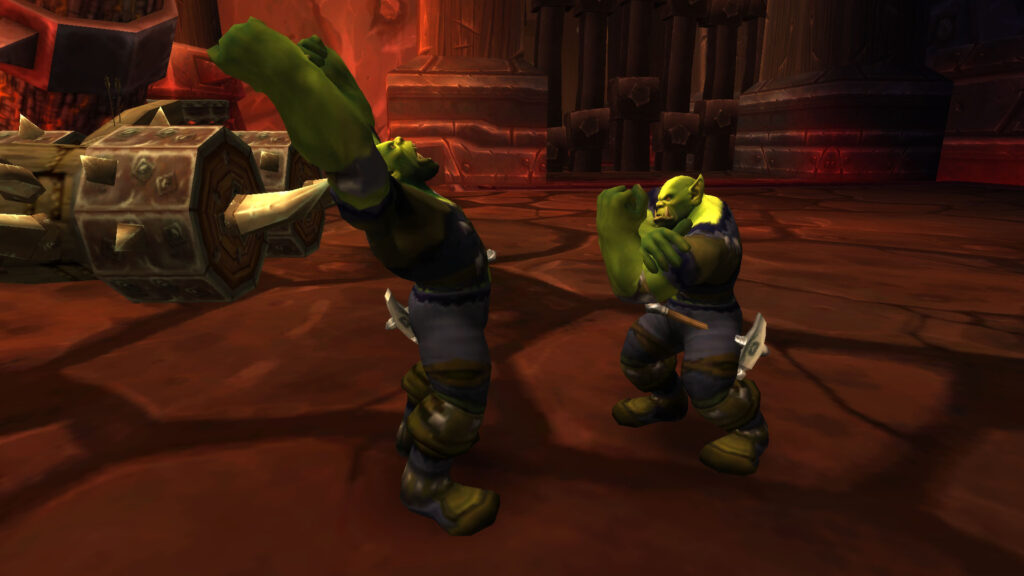 WoW orcs are arguing among themselves